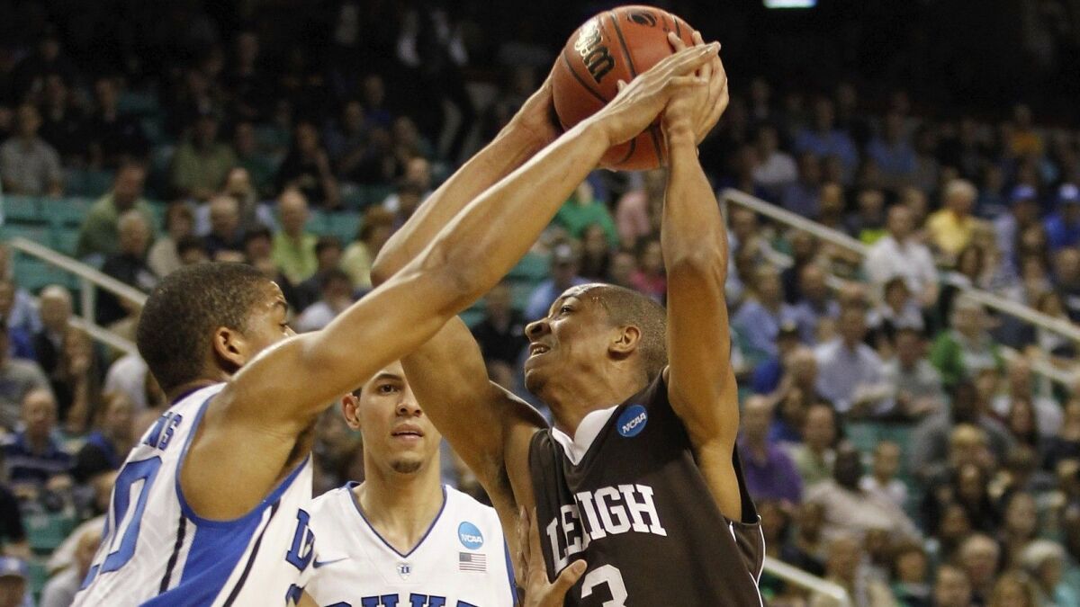 C.J. McCollum scored 30 points against Duke to lead Lehigh to a victory in the 2012 NCAA tournament.