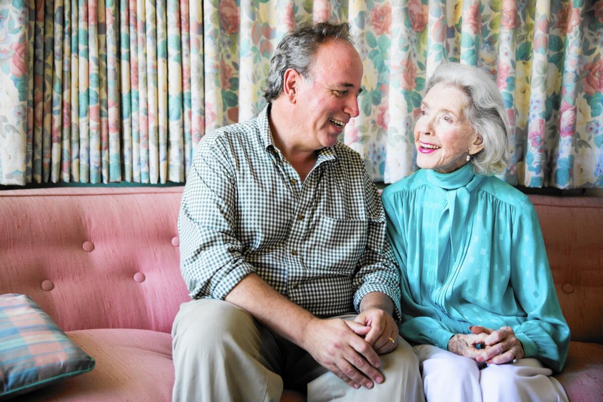 Marsha Hunt chats with Roger C. Memos, who made a documentary about the actress.