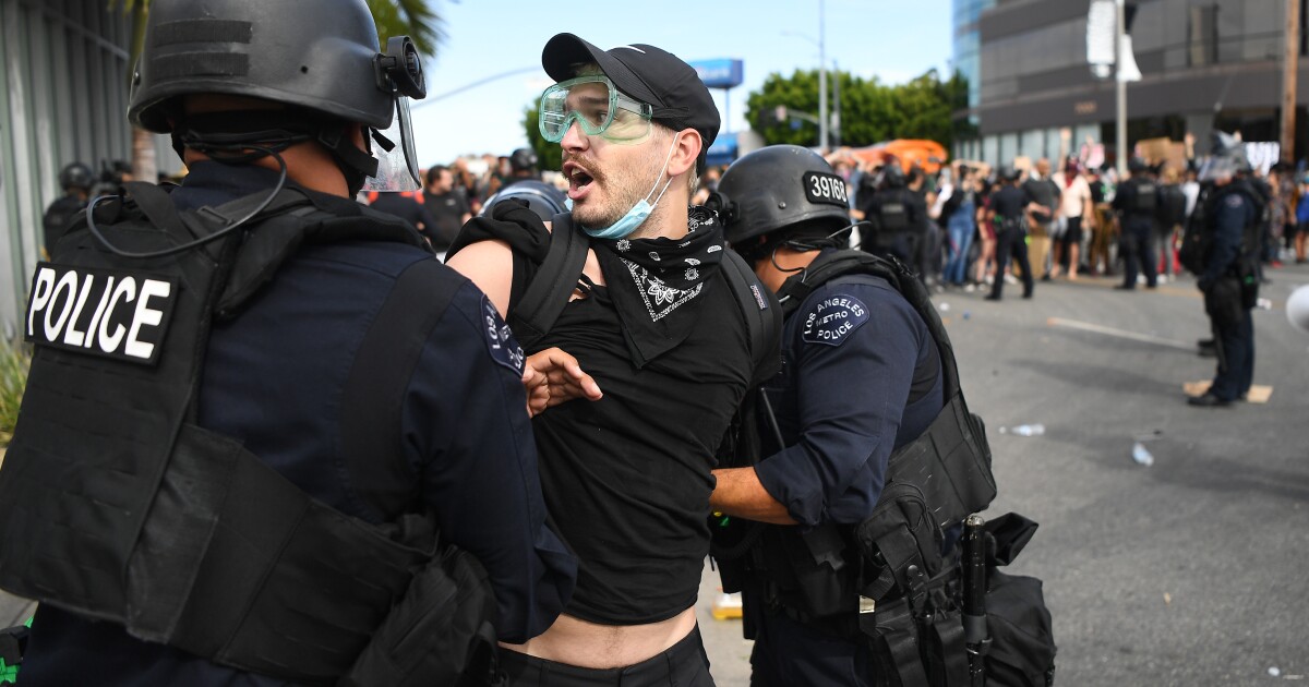 LAPD investigating 56 claims of police misconduct during protests - Los ...