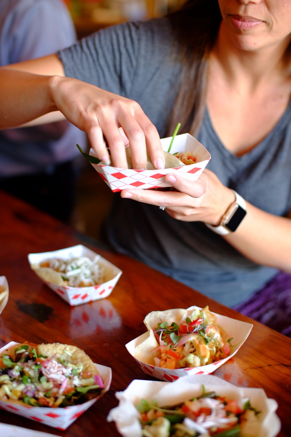 Moms will get a buy-one-get-one-free taco deal on Mother's Day at all City Tacos locations.