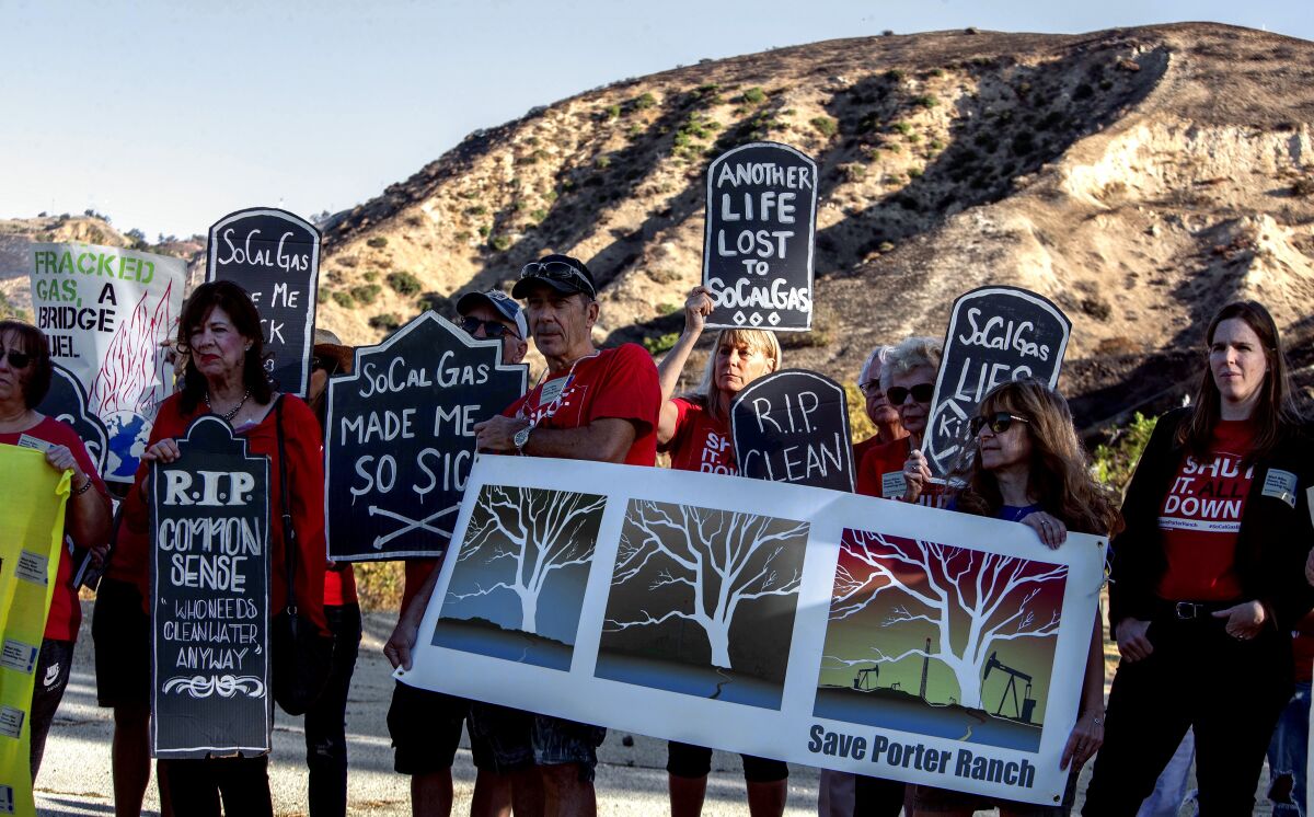 Aliso Canyon protest
