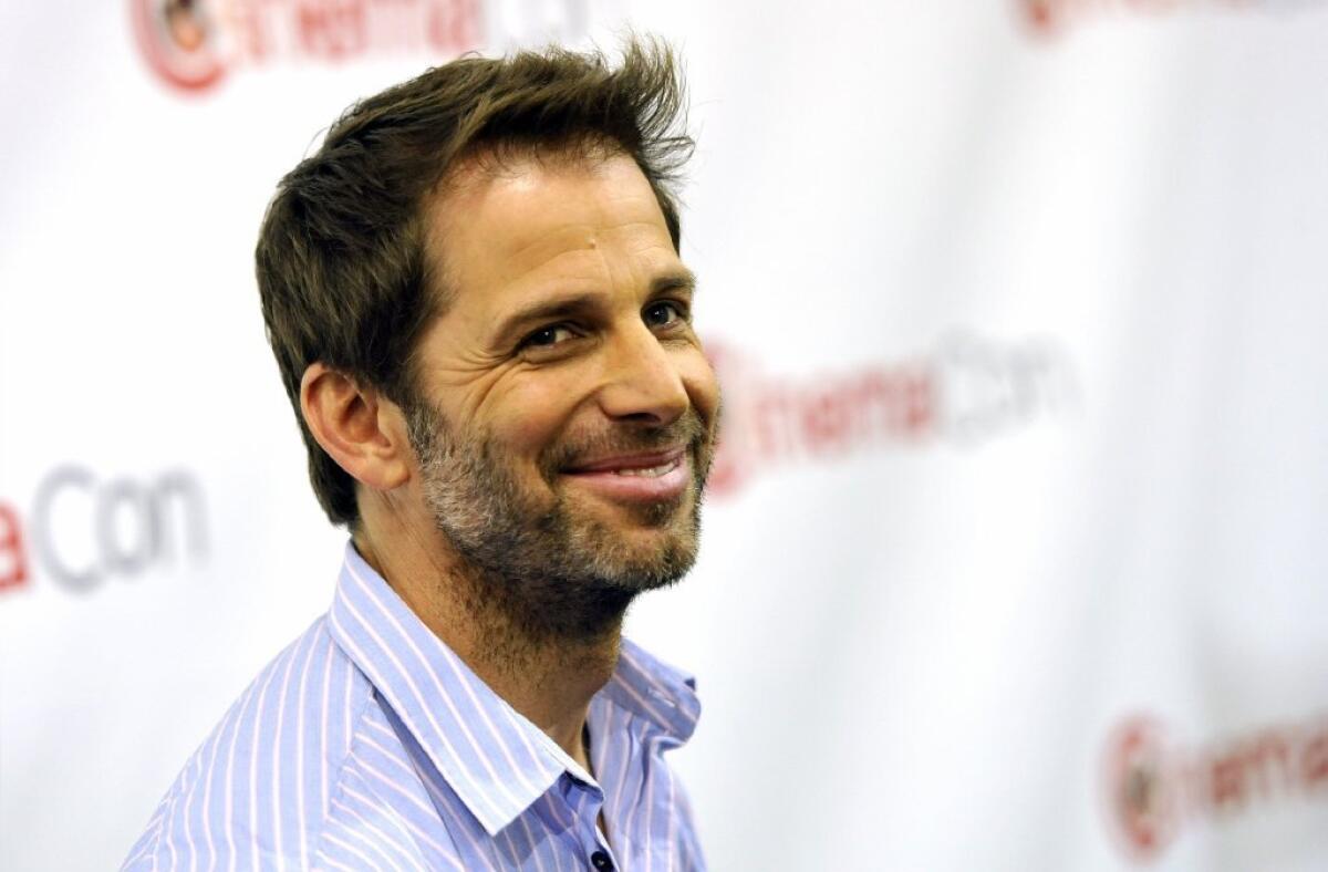 Director Zack Snyder came to Las Vegas this week to promote his upcoming Superman film, "Man of Steel."