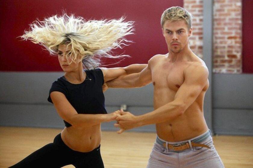 Derek Hough and Emma Slater, on "Dancing With the Stars."