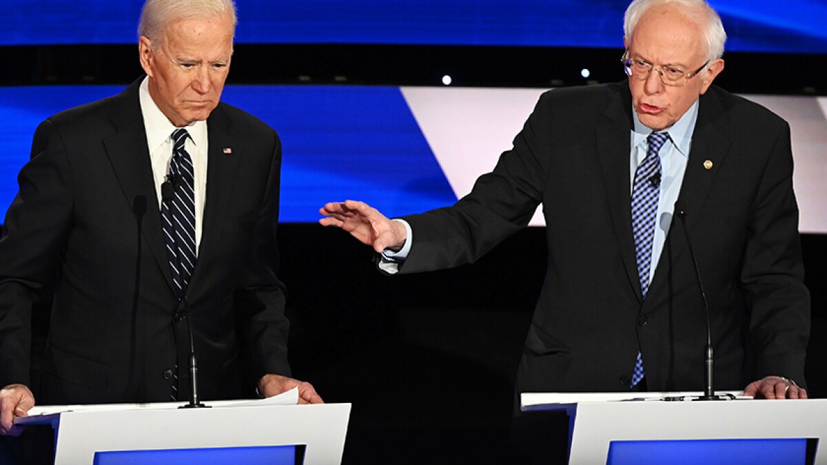 What Time Is The March Democratic Debate Between Joe Biden And Bernie Sanders Los Angeles Times