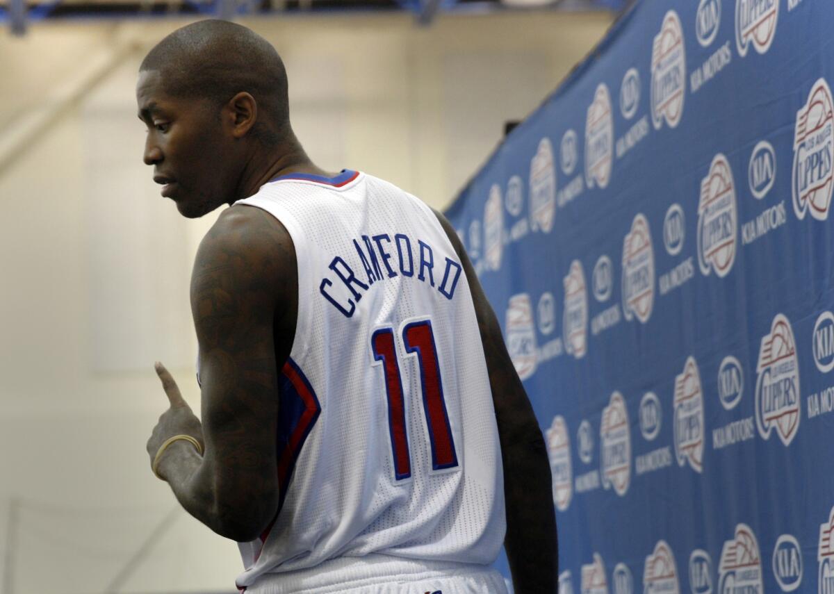 Jamal Crawford's passing game has its points too - Los Angeles Times