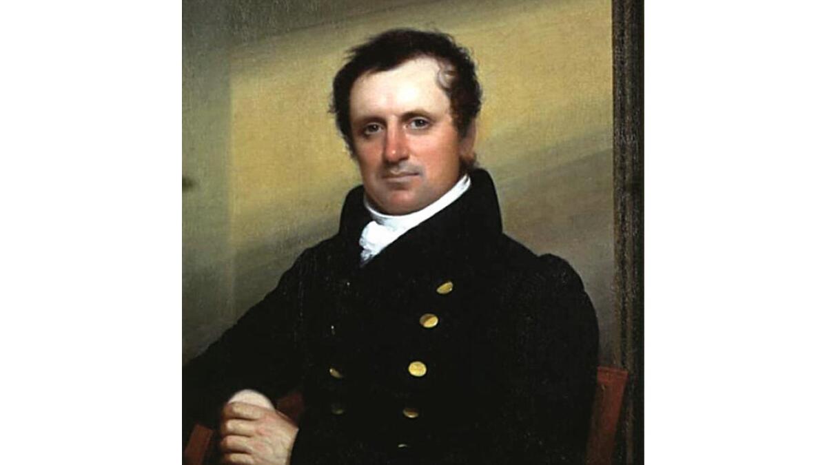 James Fenimore Cooper in an 1822 painting by John Wesley Jarvis.