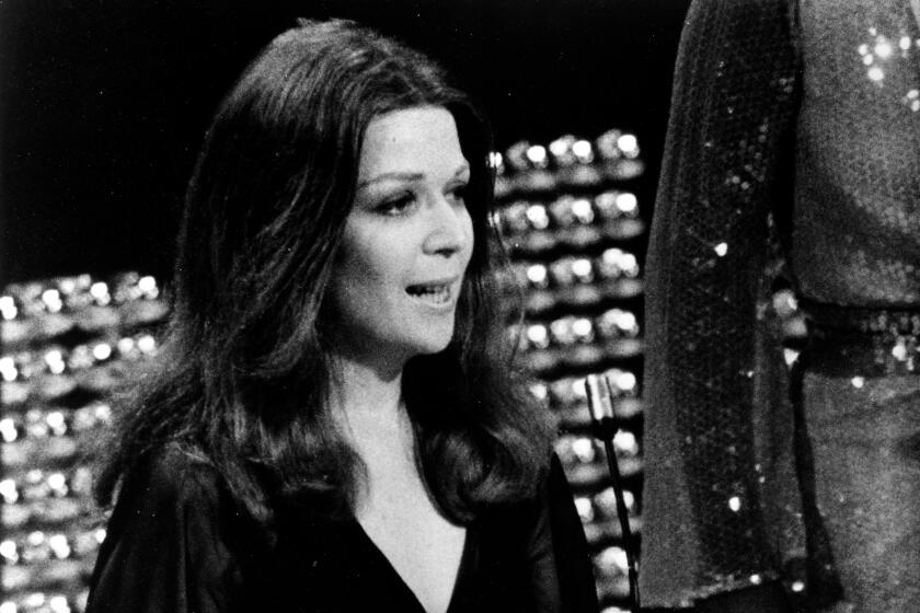 Treva Silverman accepts the "Super Emmy" for writing in comedy at the 1974 Primetime Emmy Awards.