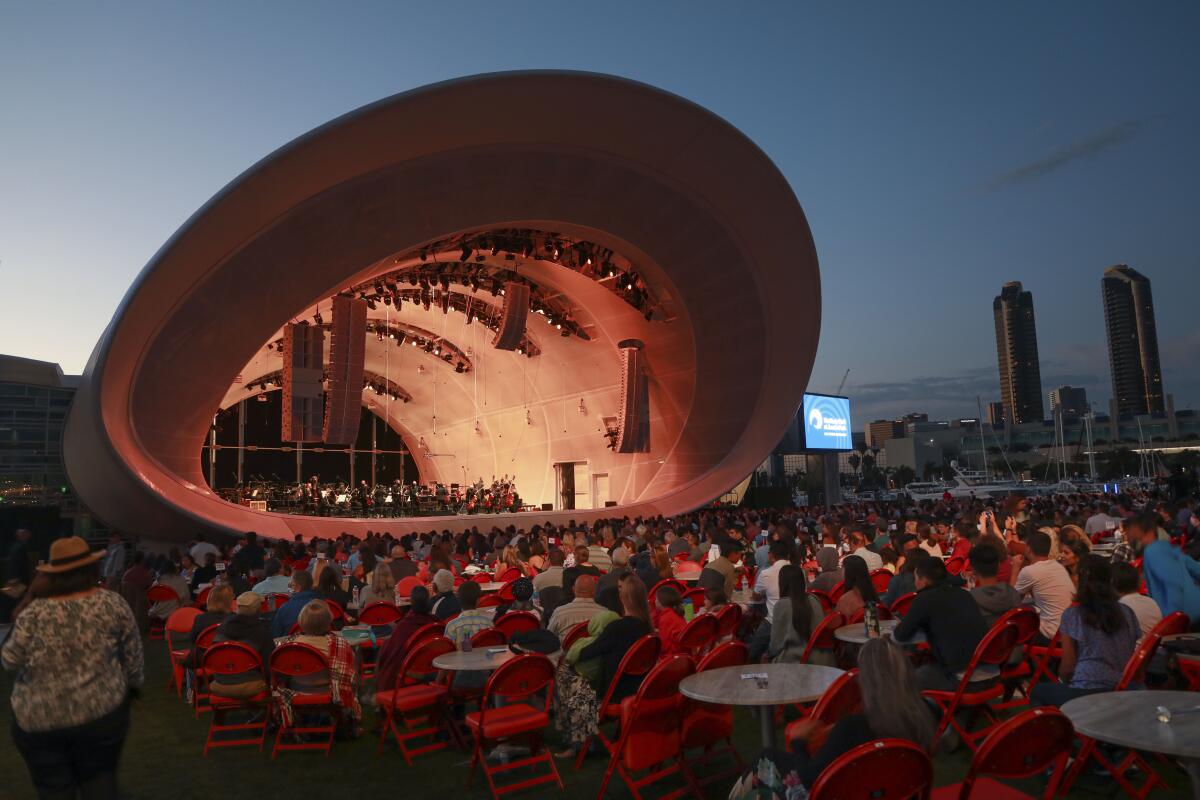 The San Diego Symphony at Rady Shell at Jacobs Park, July 18, 2021