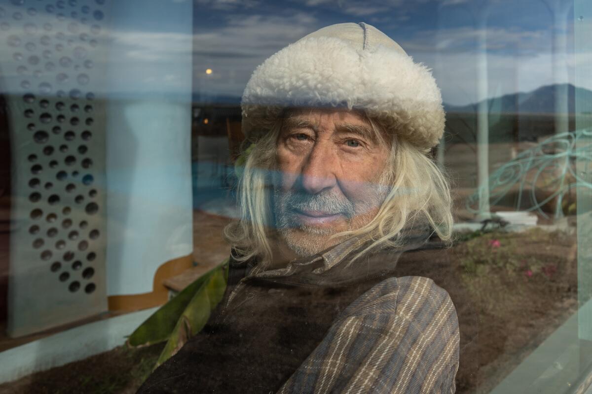 Mike Reynolds, 76, has been building Earthships, which he calls “vessels,” in Taos since the early 1970s.