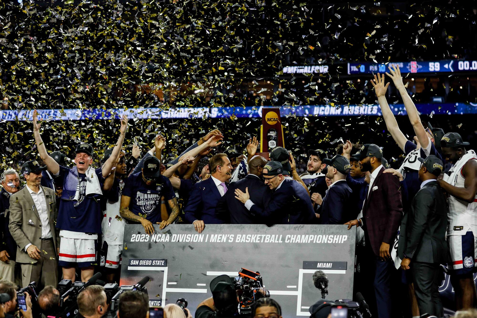 N.C.A.A. Men's Basketball Championship: How UConn Beat San Diego