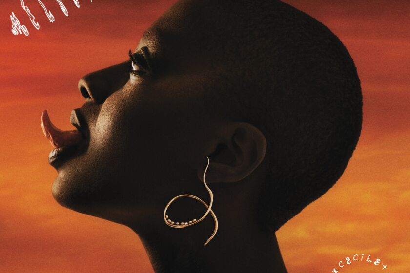 This cover image released by Nonesuch Records shows “Mélusine,” by Cécile McLorin Salvant. (Nonesuch via AP)