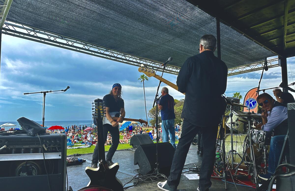 Tribute band The Springsteen Experience takes the stage July 30 at Scripps Park in La Jolla.