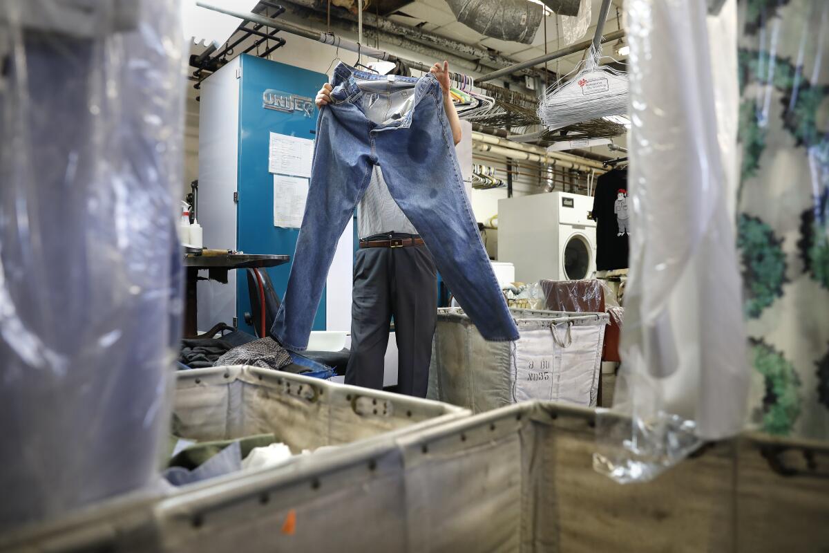 Korean-owned dry cleaners in Southern California are struggling during the pandemic.