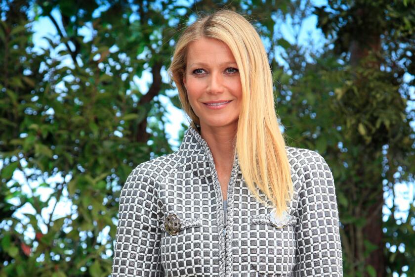 Gwyneth Paltrow in January at the showing of Chanel's spring-summer 2016 haute couture collection in Paris.