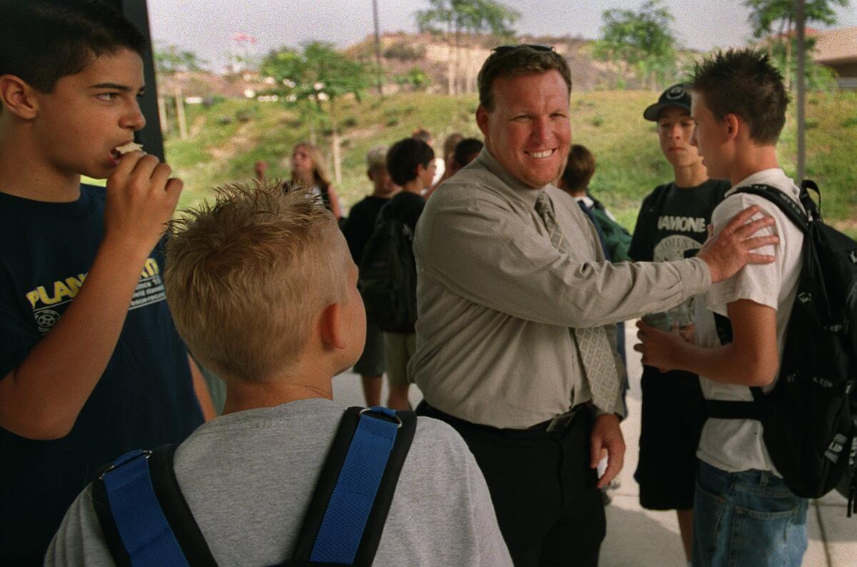 Steve Van Zant in 2008, when he was a principal in Carlsbad.