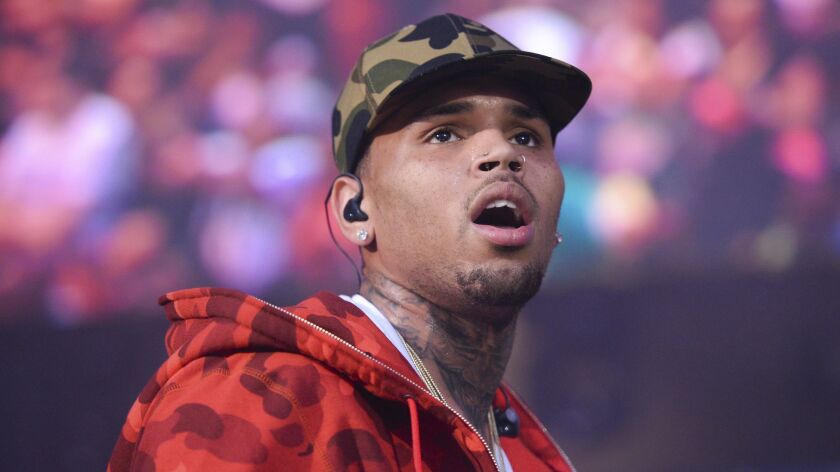 Chris Brown performs at the 2015 Hot 97 Summer Jam at MetLife Stadium in East Rutherford, N.J.