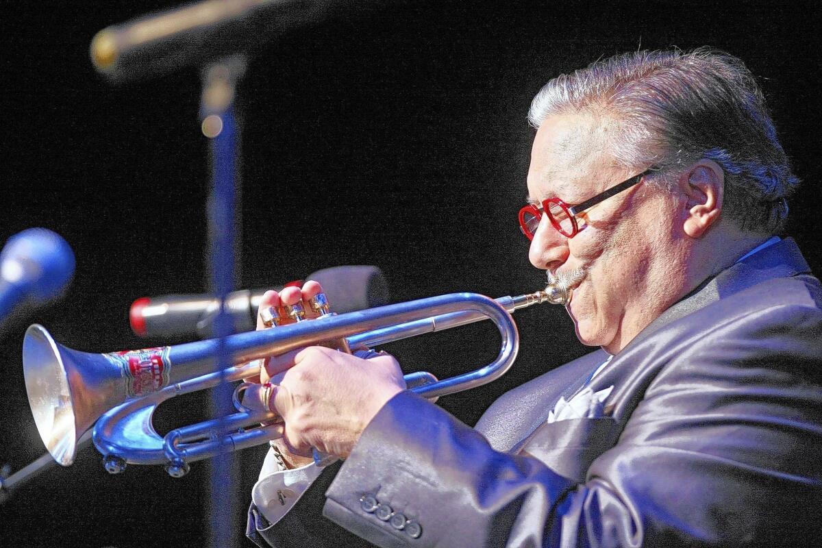 Musician Arturo Sandoval played a benefit concert for the Arturo Sandoval Institute, Glendale Arts and Glendale Education Foundation at the Alex Theatre in Glendale on Saturday, Feb. 15, 2014.