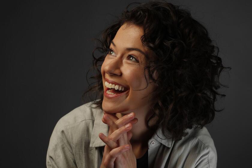 LOS ANGELES, CA-NOVEMBER 3, 2017: Actress Tatiana Maslany is photographed in the Los Angeles Times studio on November 3, 2017. (Mel Melcon/Los Angeles Times)