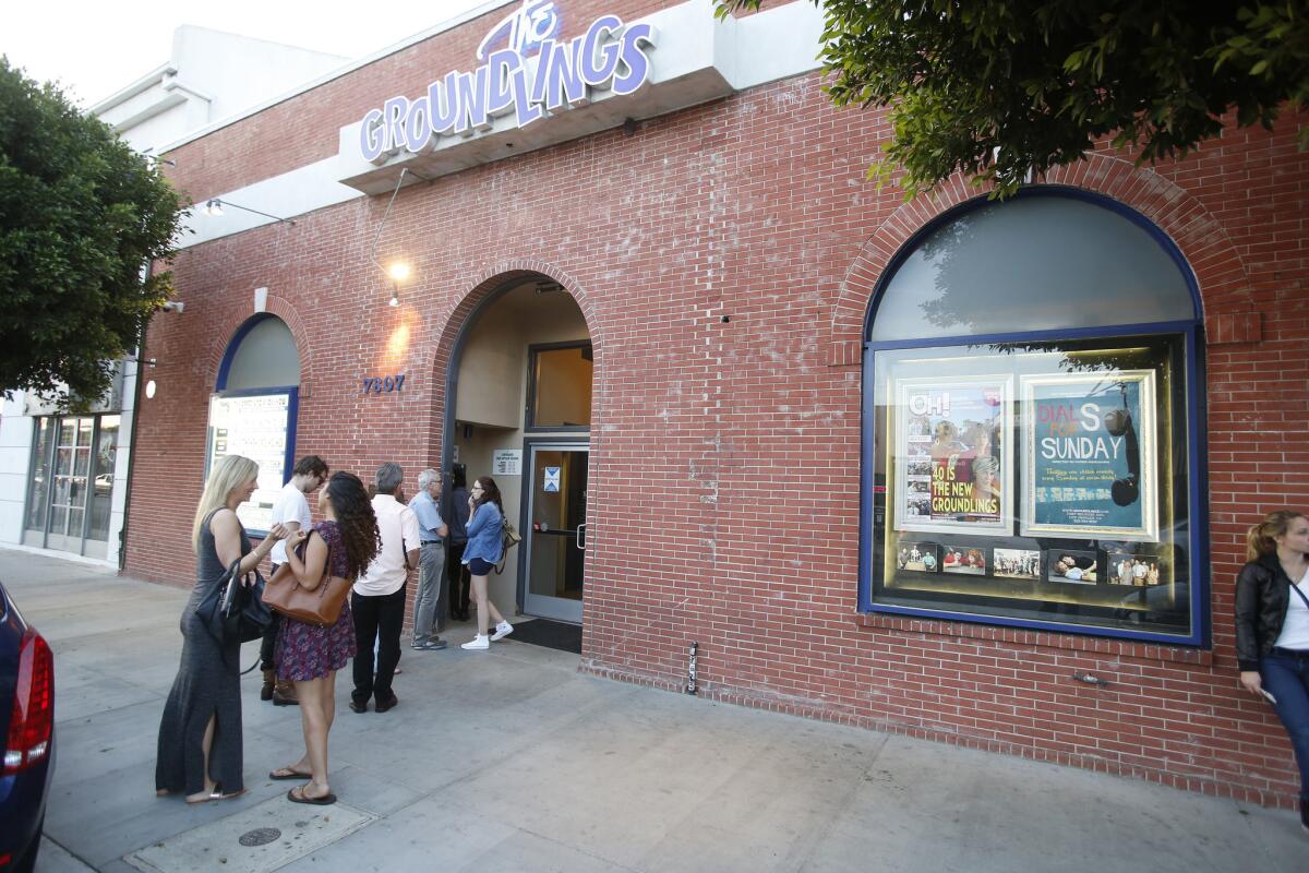 The Groundlings are an improvisational and sketch comedy troupe and school based in Los Angeles, California. (Kirk McKoy / Los Angeles Times)
