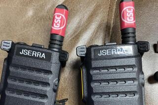 The JSerra walkie talkie that will be used to communicate with catcher for the 2024 season under new rule change.