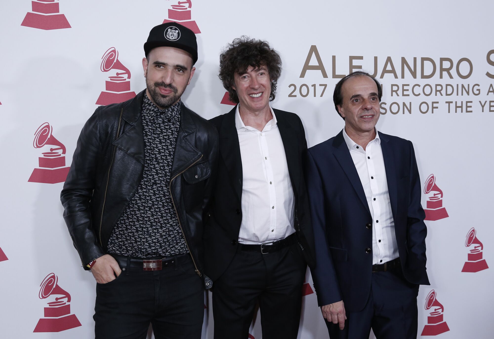 Durante su visita al Latin Grammy del 2017 en Las Vegas.