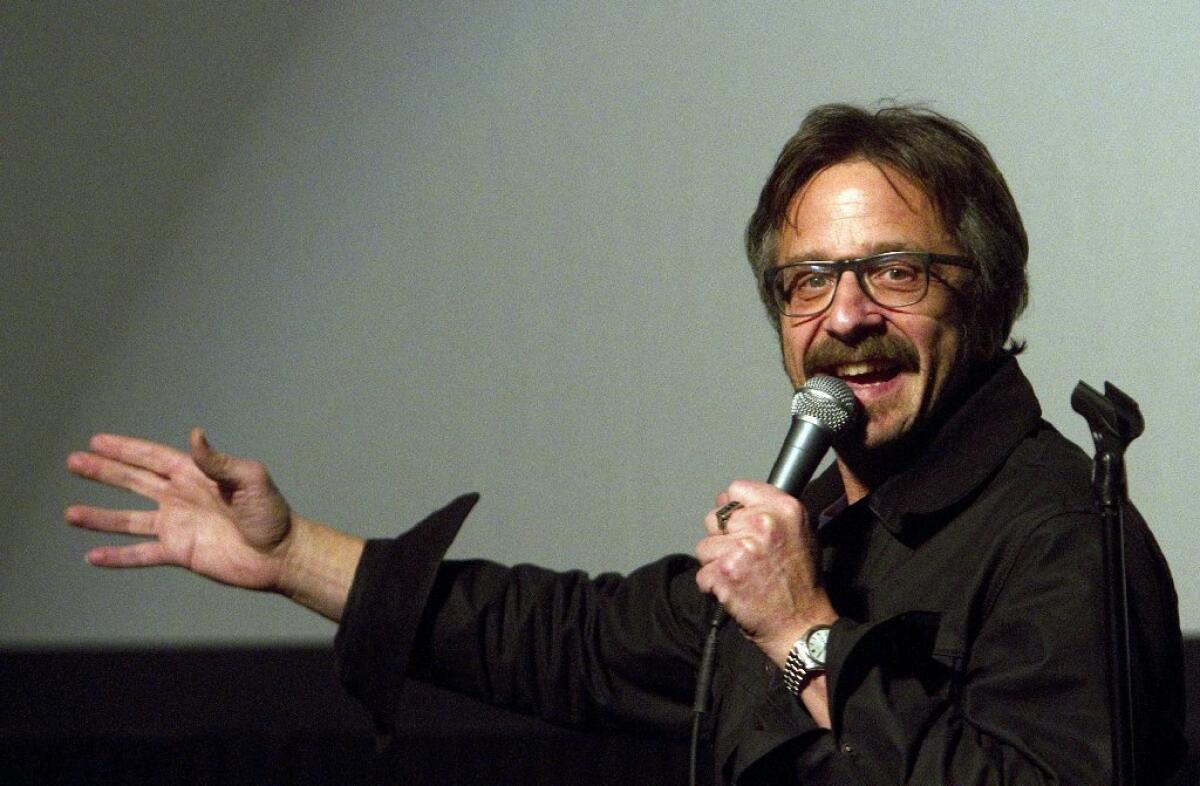 Marc Maron does stand-up at the Downtown Independent Theater.