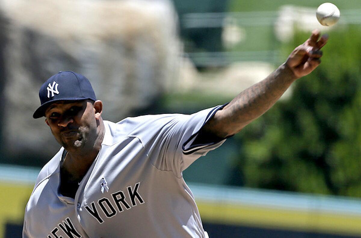 Yankees starter CC Sabathia returns to injured list - Los Angeles