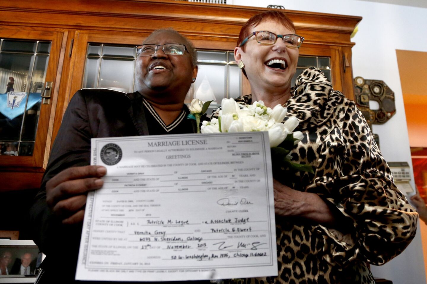 Illinois' first same-sex marriage