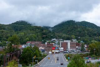 LOGAN COUNTY, WEST VIRGINIA OCTOBER 1, 2024 - Downtown Logan, West Virginia. Logan is the county seat of Logan County. Like many small southern West Virginia towns, it once was a booming center of economic activity because of the coal, timber, and railroad industry. (Roger May / For The Times)