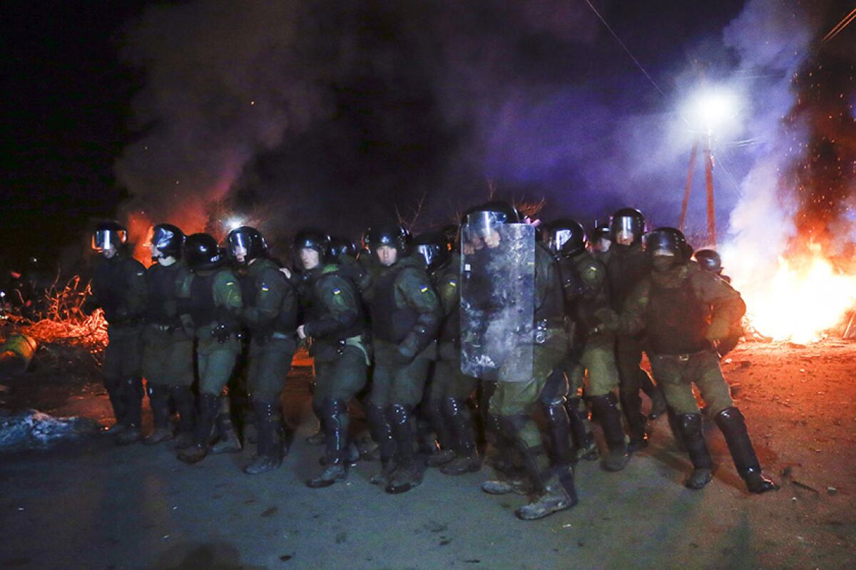 Riot police in Ukraine 