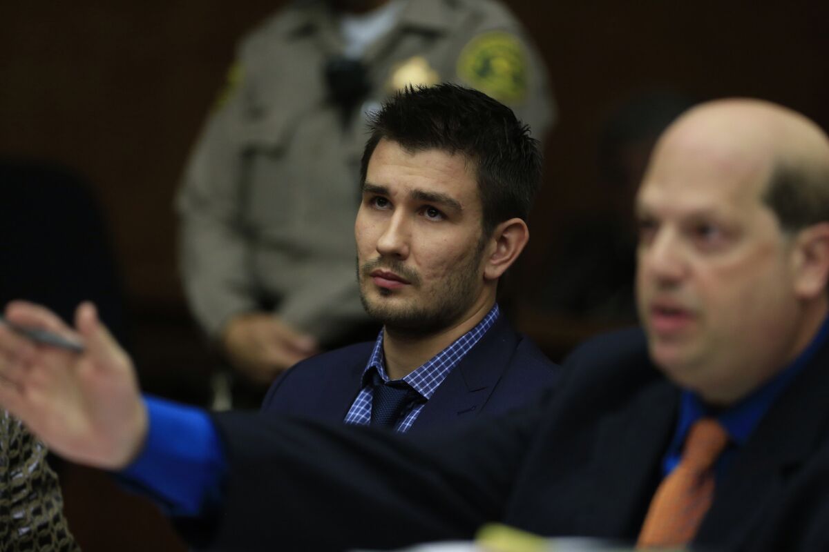 Kings defenseman Slava Voynov, shown in court in December, agreed to a plea deal Thursday that will result in him serving 90 days in jail and three years of probation.