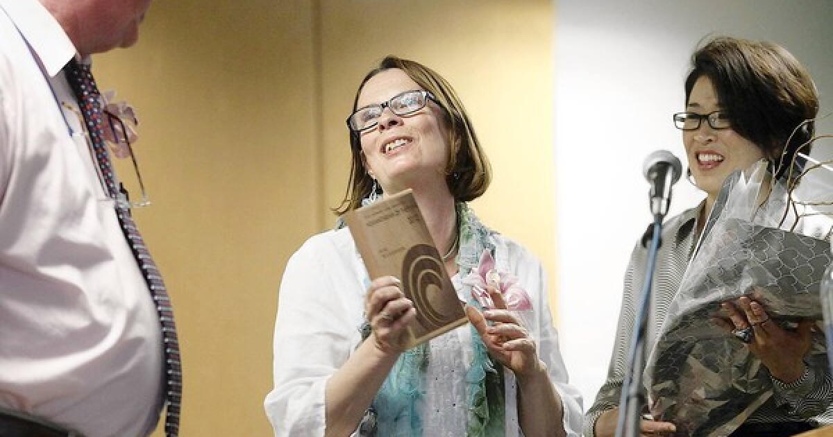 Gina Ricker OCC art professor wins humanitarian award - Los Angeles Times