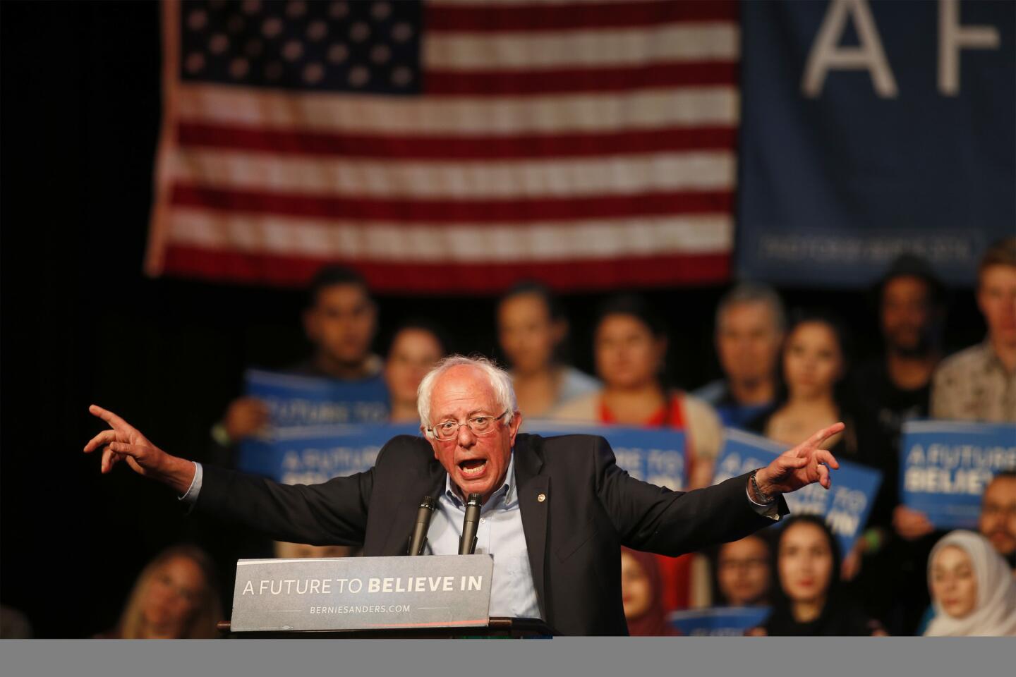 Bernie Sanders in Riverside