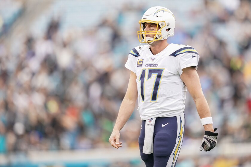 Philip Rivers might be playing his final home game with the Chargers this weekend in Carson.