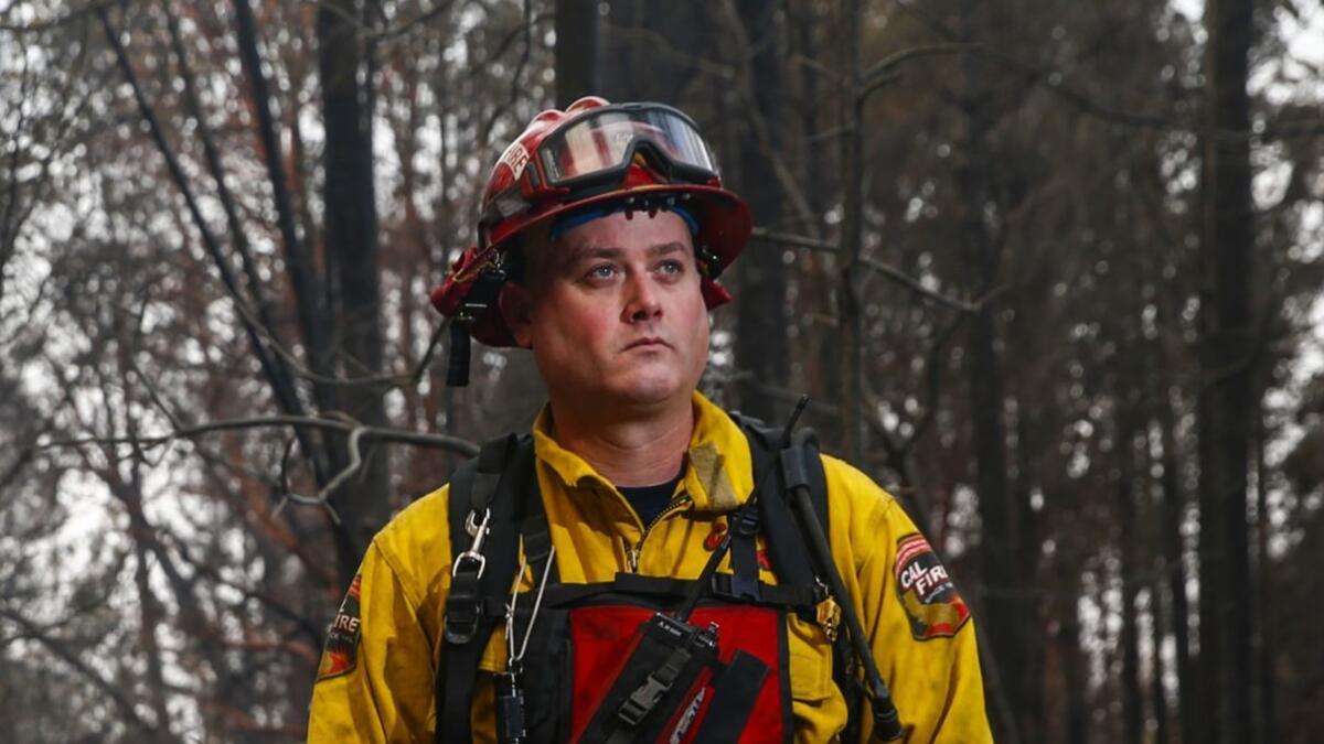 Cal Fire Capt. Matt McKenzie was one of the first to report the Camp fire, which ignited in an area that was inaccessible to firefighters on the ground.
