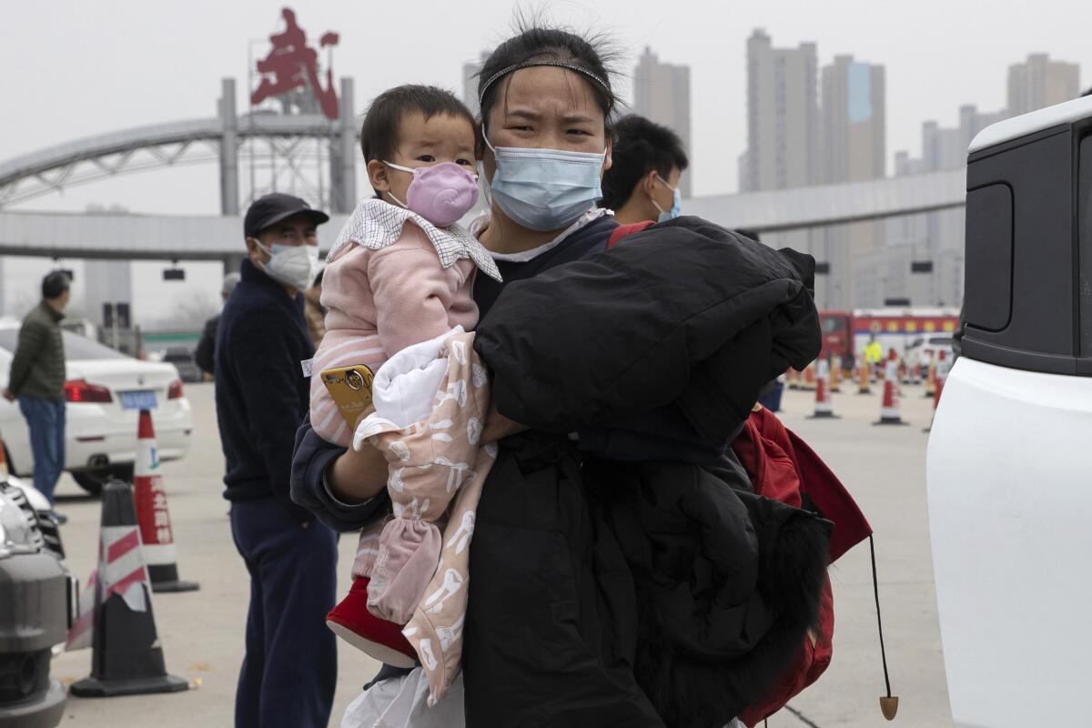 Virus Outbreak China Back to Work