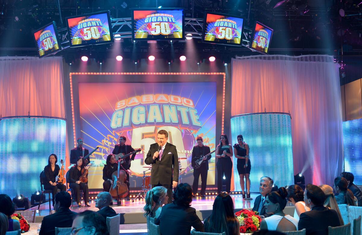 Univision's long-running "Sábado Gigante" will go off the air Sept. 19.