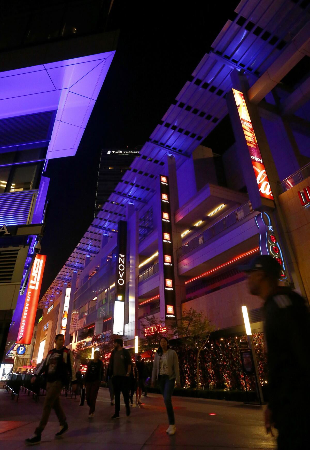 Here are some soft landing spots at L.A. Live.