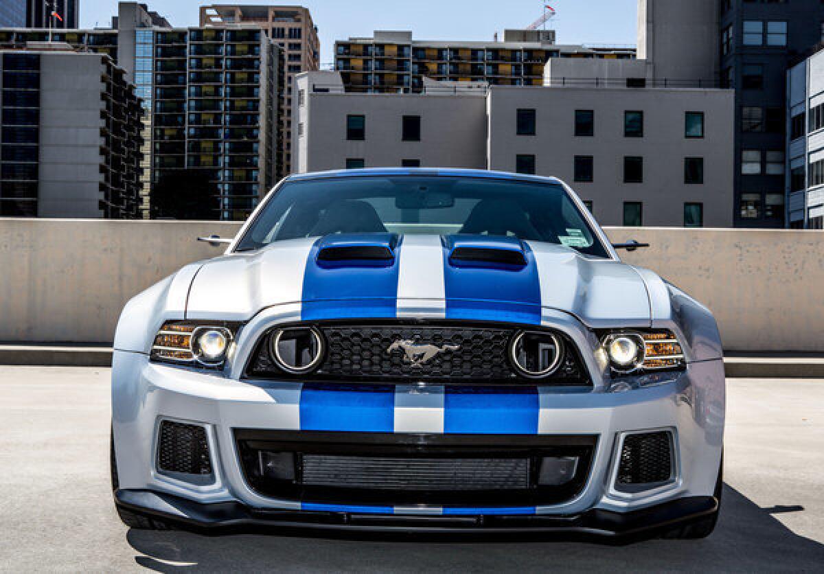 This custom Ford Mustang will be featured prominently in the 2014 "Need for Speed" film, Ford and DreamWorks announced.