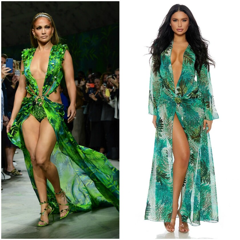 JLo in that Versace dress