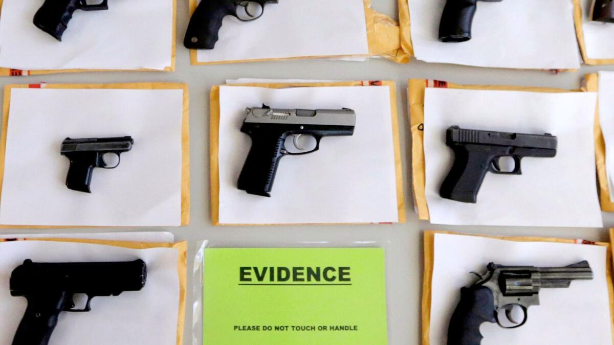 Thousands of illegal firearms were confiscated by Chicago police in 2014. In the past two years, sharp homicide increases in Chicago and other places have been large enough to raise the rate for gun deaths in the U.S.