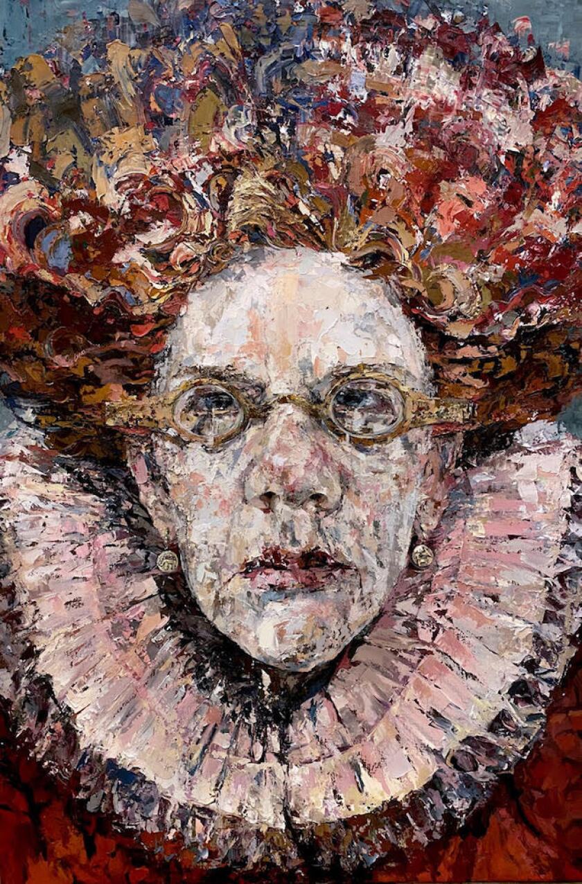 Lisa Bryson’ “The Satirical Self-Portrait: Gilded Age II.”