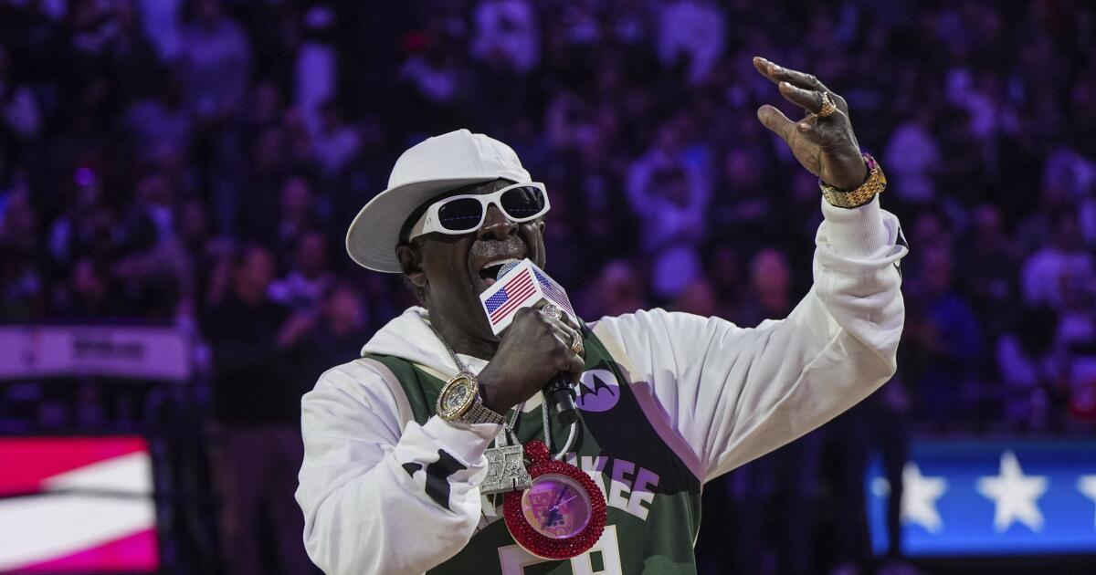 Flavor Flav’s national anthem is a viral hit. It was also a ‘long time bucket list item’
