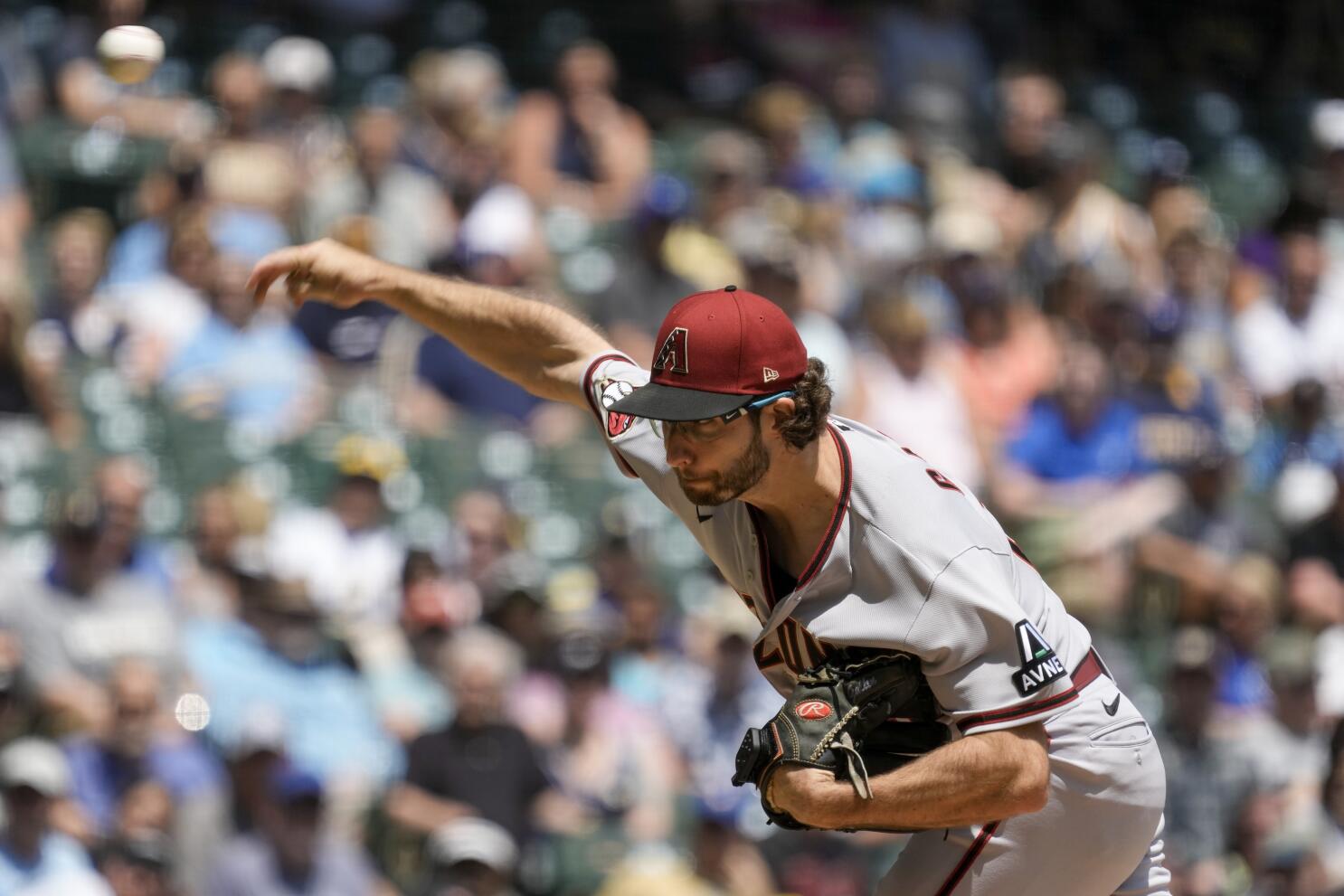 Gabriel Moreno takes bat to head in Diamondbacks-Brewers game