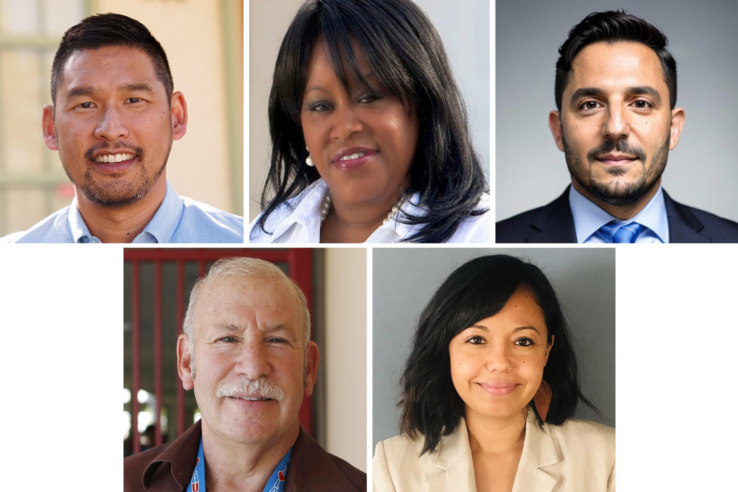 Five candidates are running for the District 3 seat on the Los Angeles Board of Education. 
