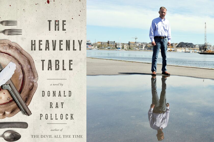 "The Heavenly Table" is the latest novel from Donald Ray Pollock, right.