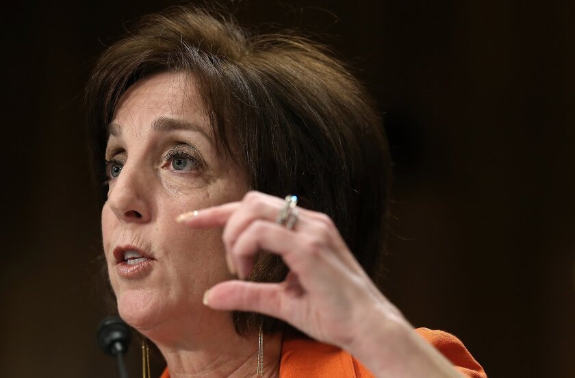Assistant U.S. Secretary of State for Western Hemisphere Affairs Roberta Jacobson testifies before the Senate Foreign Relations Committee in Washington.
