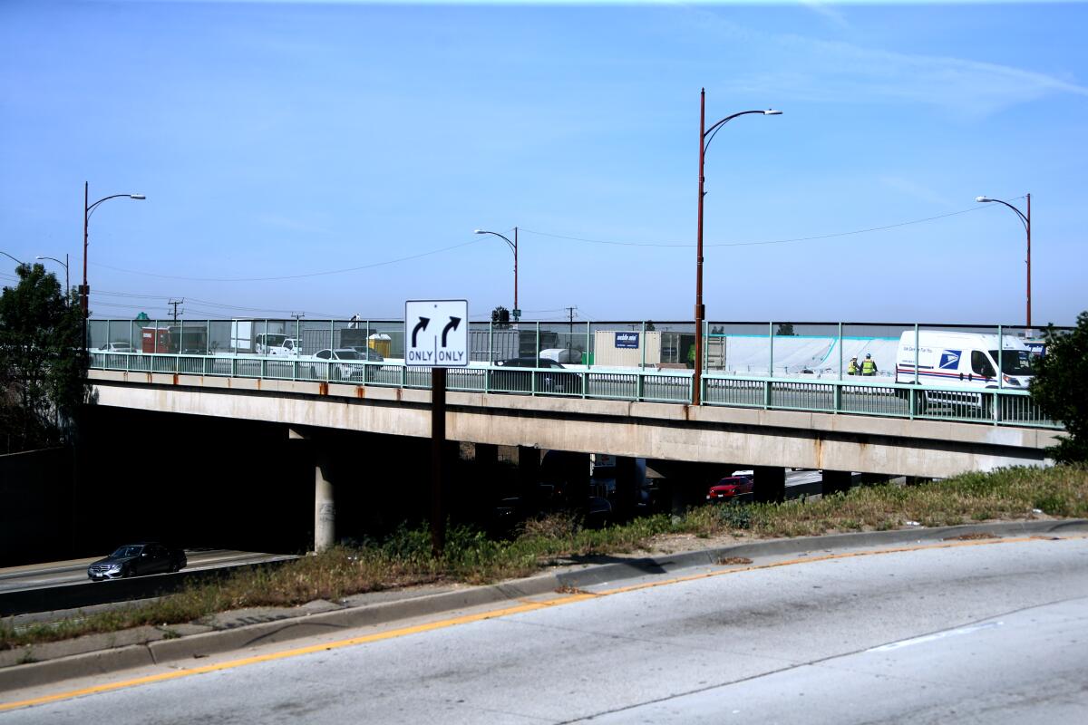 Caltrans closed access to the Burbank Boulevard bridge on Saturday, and it will remain closed until construction of a new bridge is completed.