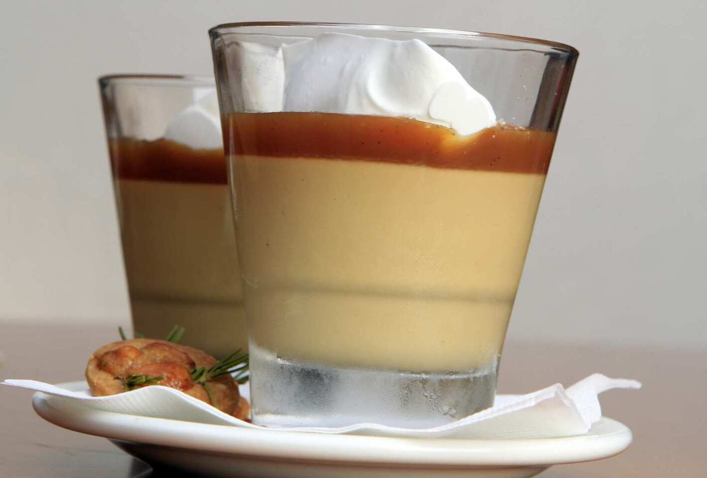 The sweetness of the butterscotch budino plays against the Maldon sea salt.