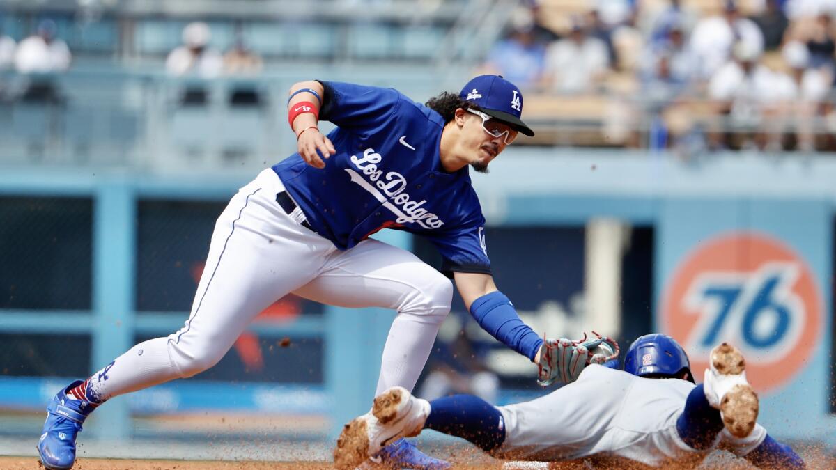 Dodgers option slumping rookie Miguel Vargas. So who plays second base now?  - Los Angeles Times